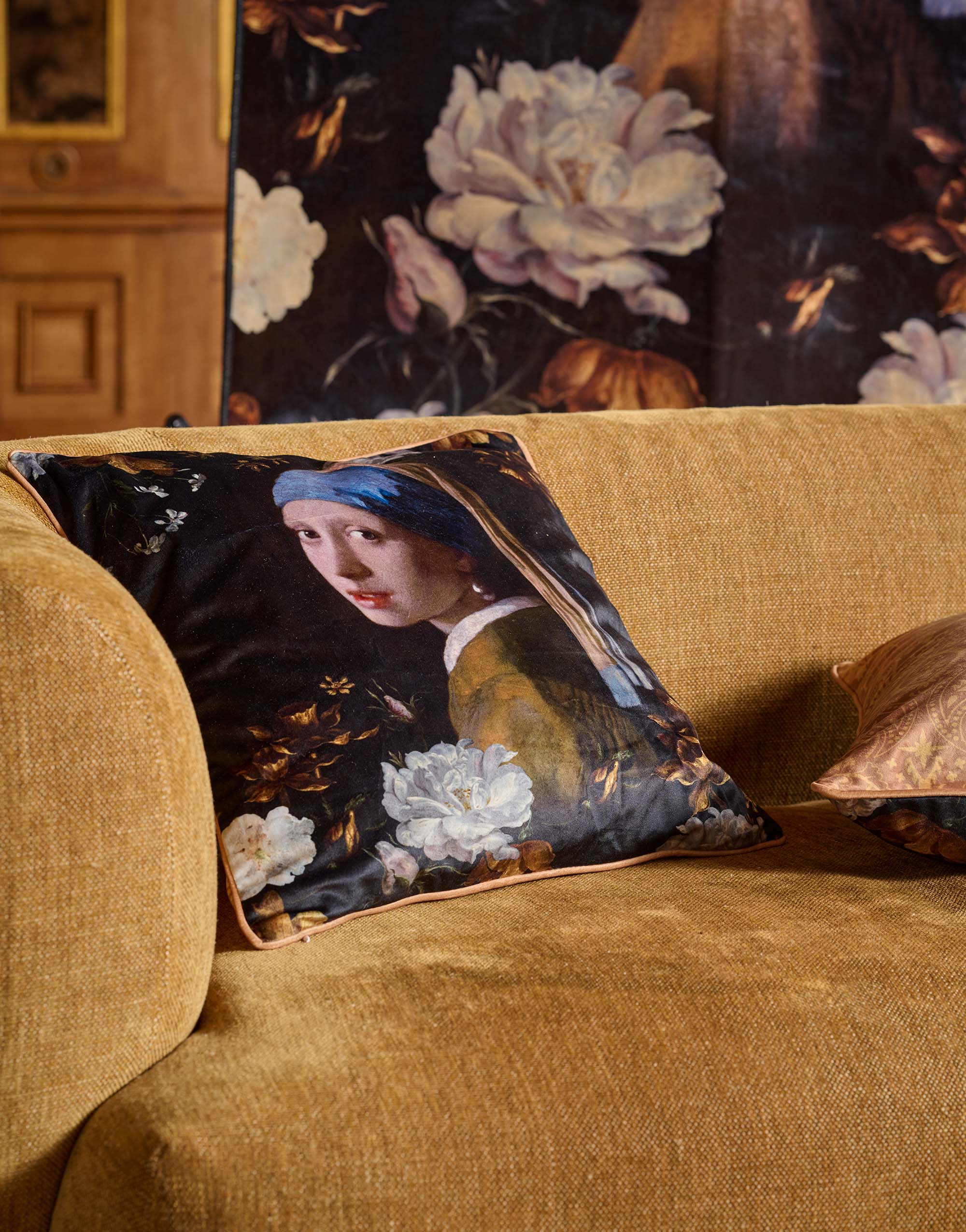 Floral Girl Sierkussen vierkant