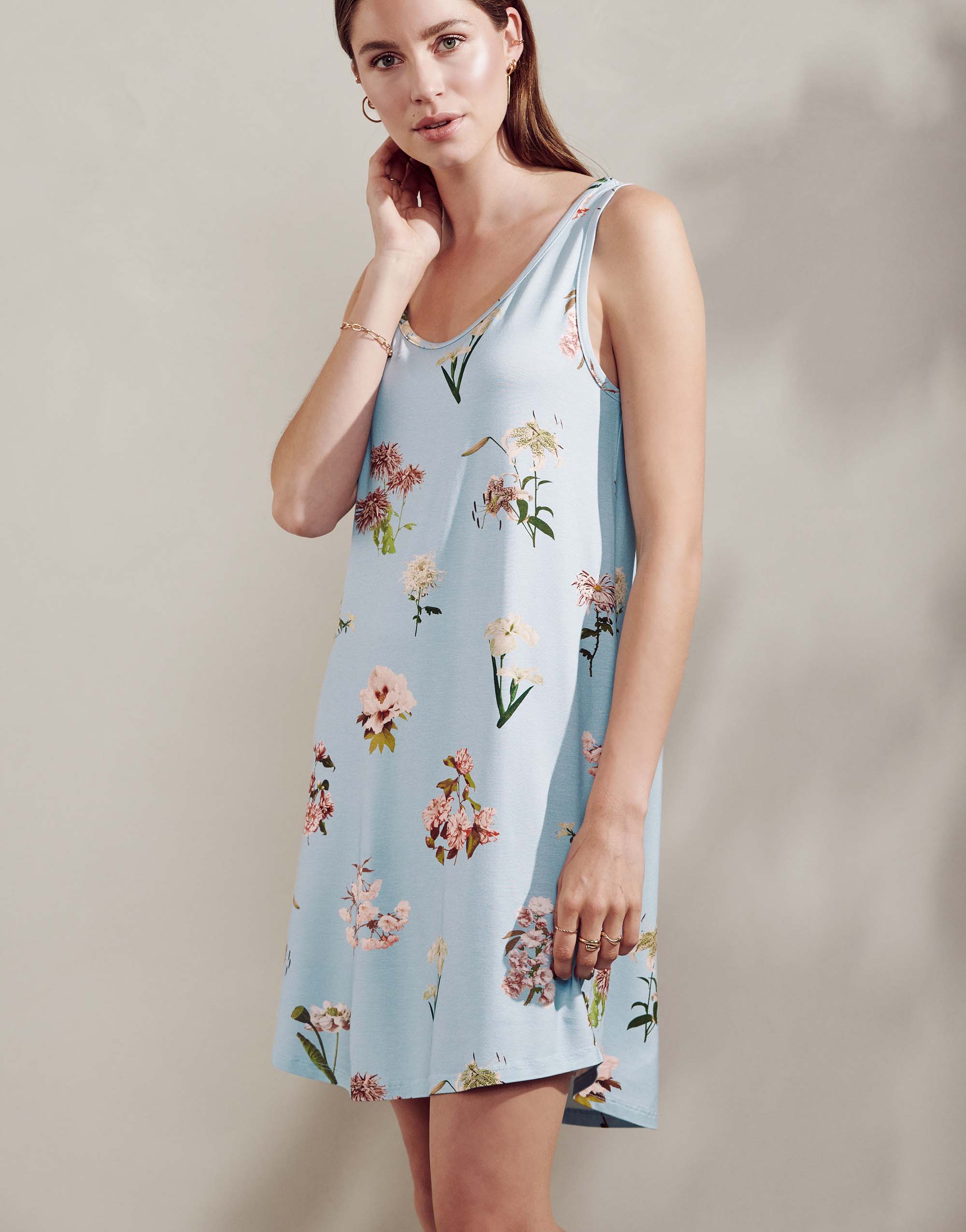 Bibi Annebella Nachthemd mouwloos