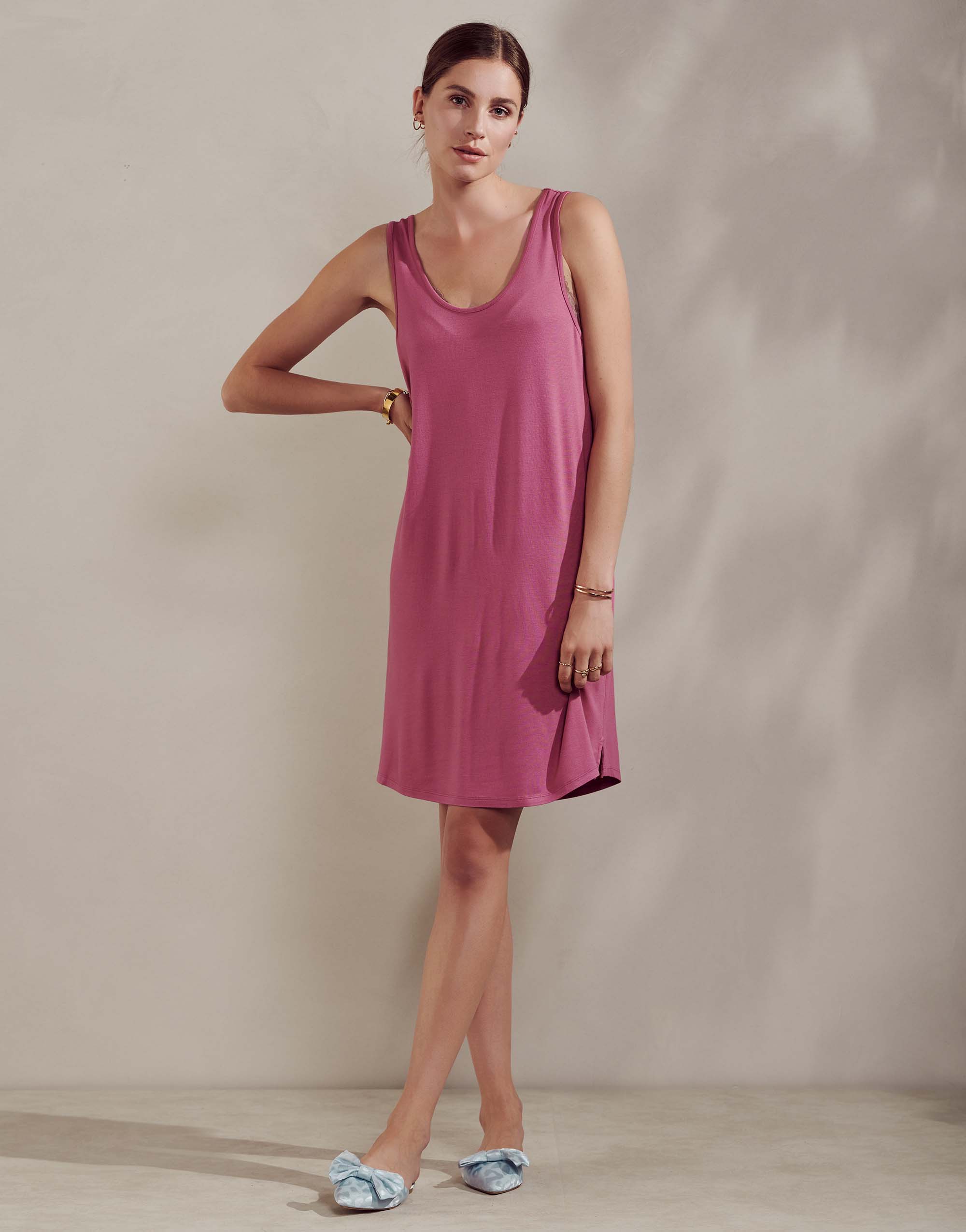 Bibi Uni Nachthemd mouwloos