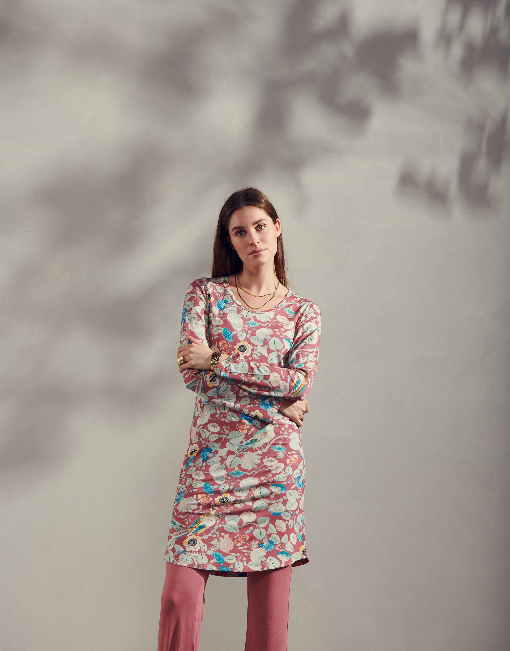 Elm Aleste Nachthemd lange mouw