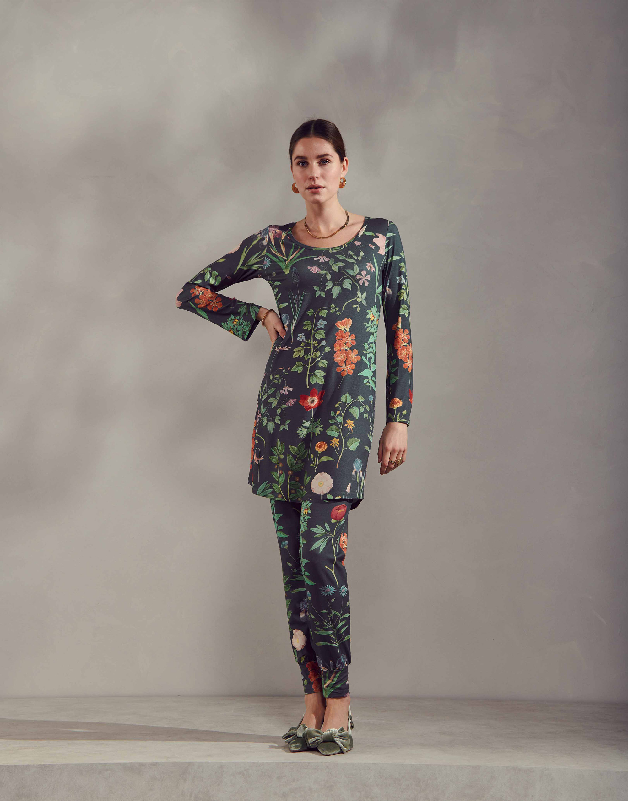 Elm Marigold Nachthemd lange mouw