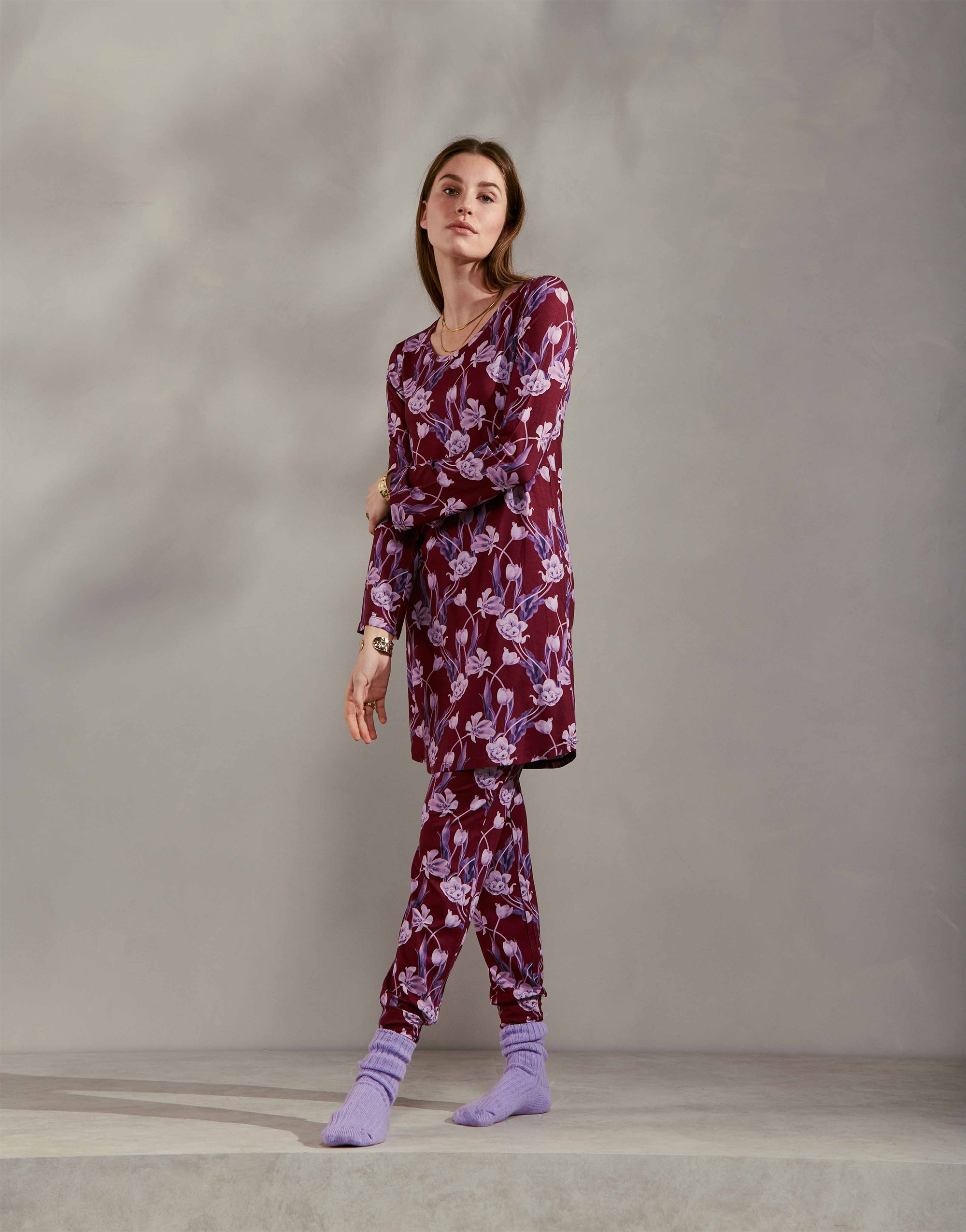 Elm Maxime Nachthemd lange mouw