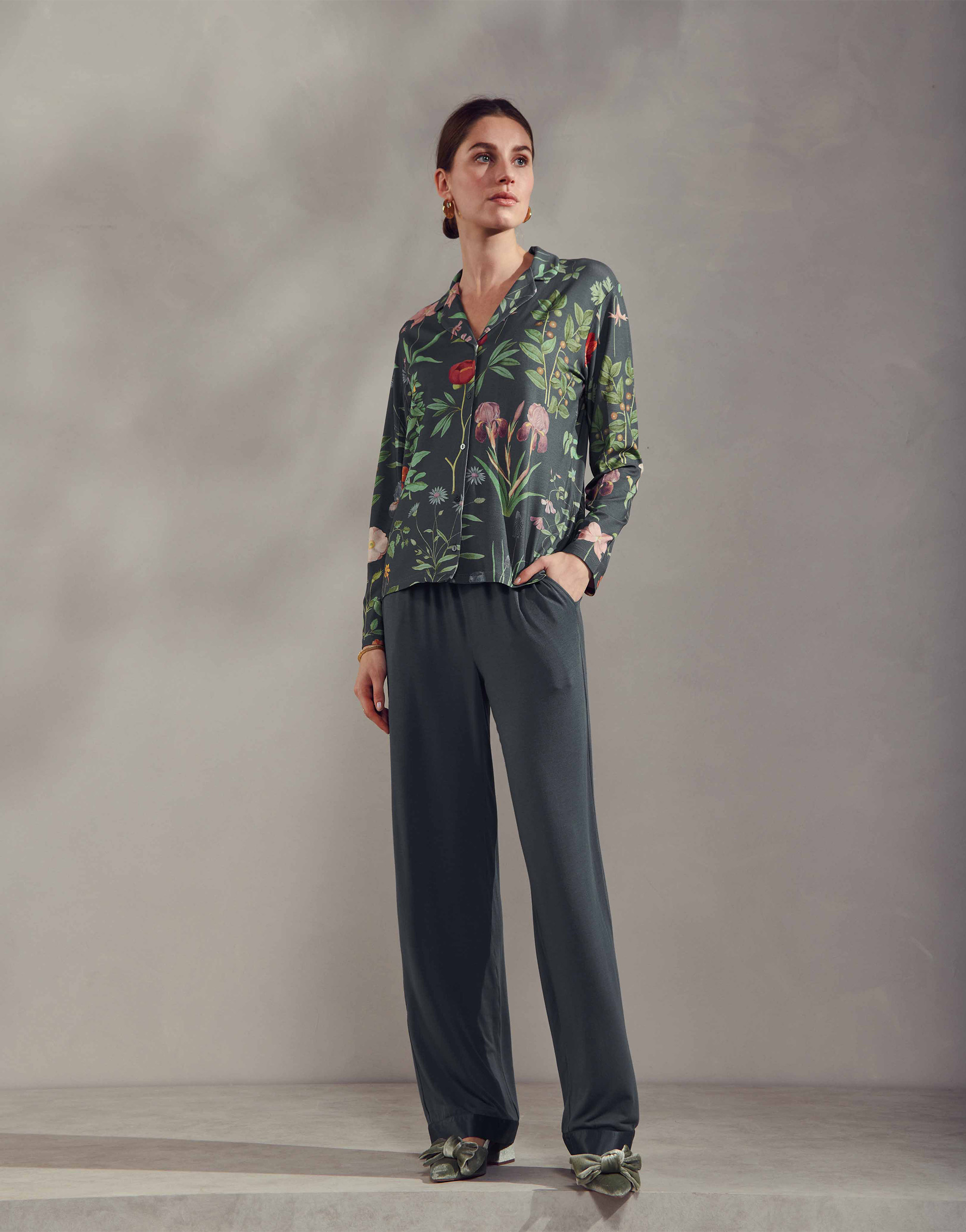 Elodie Marigold Top lange mouw