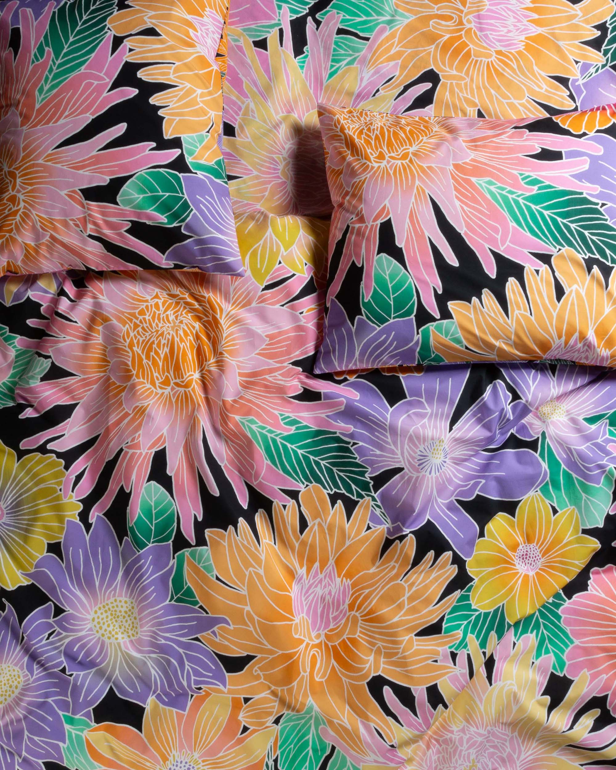 Flower fling Kussensloop