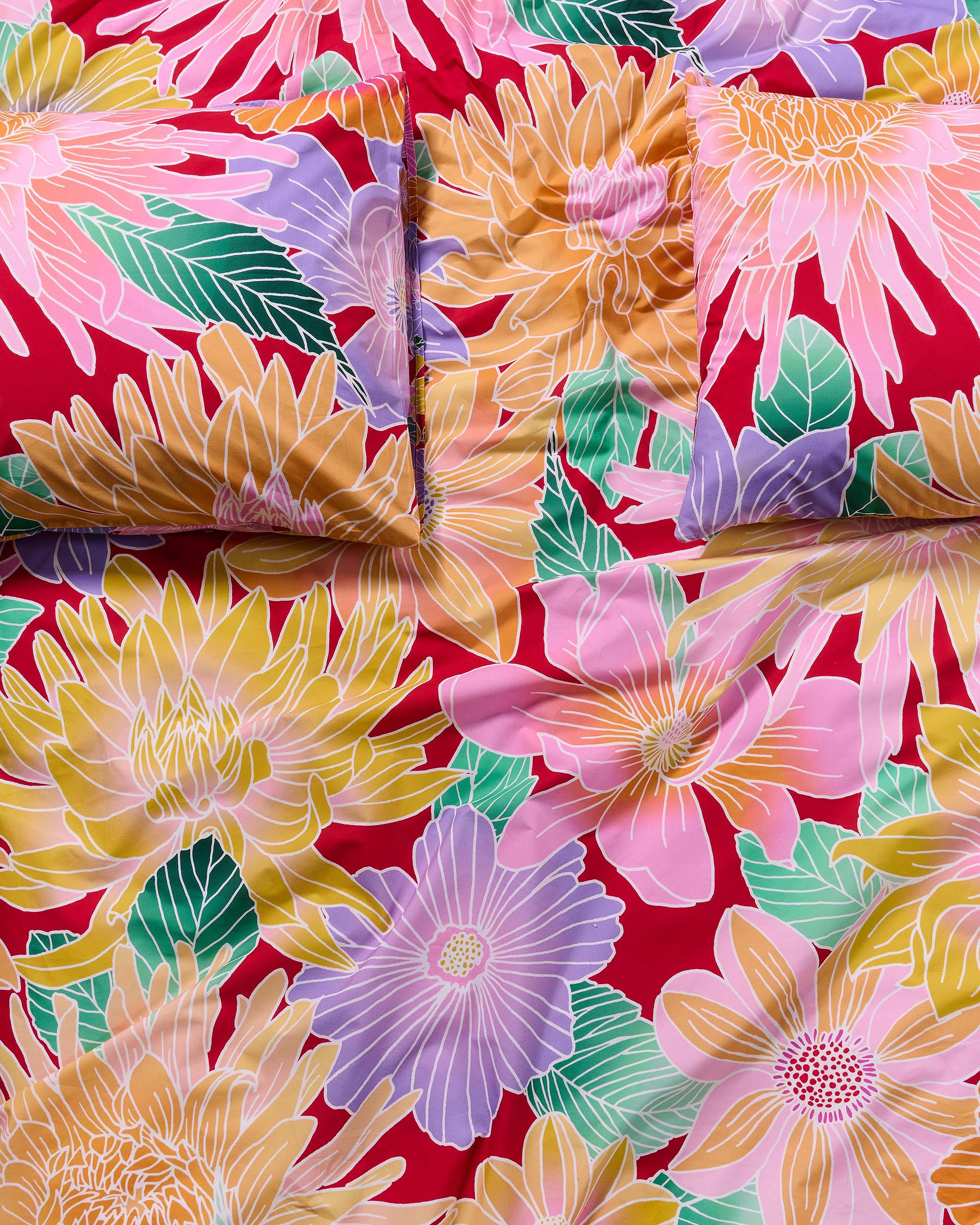 Flower fling Kussensloop