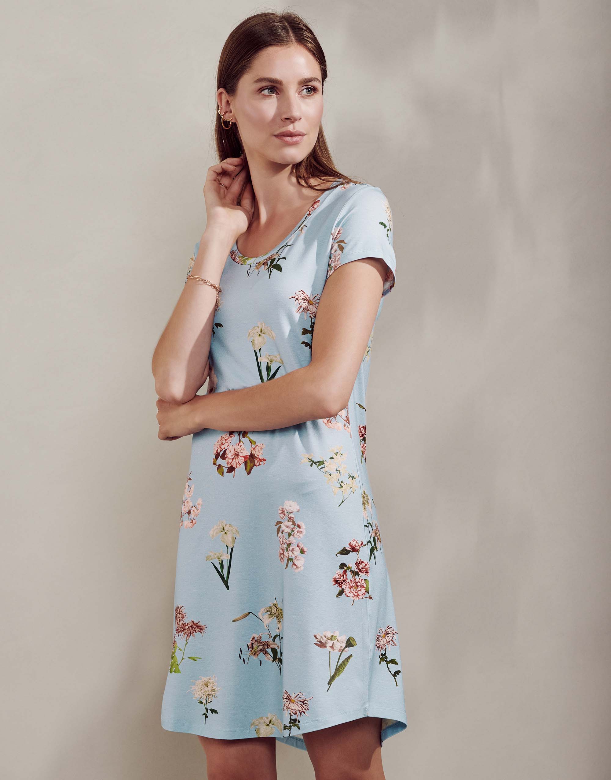 Isa Annebella Nachthemd korte mouw