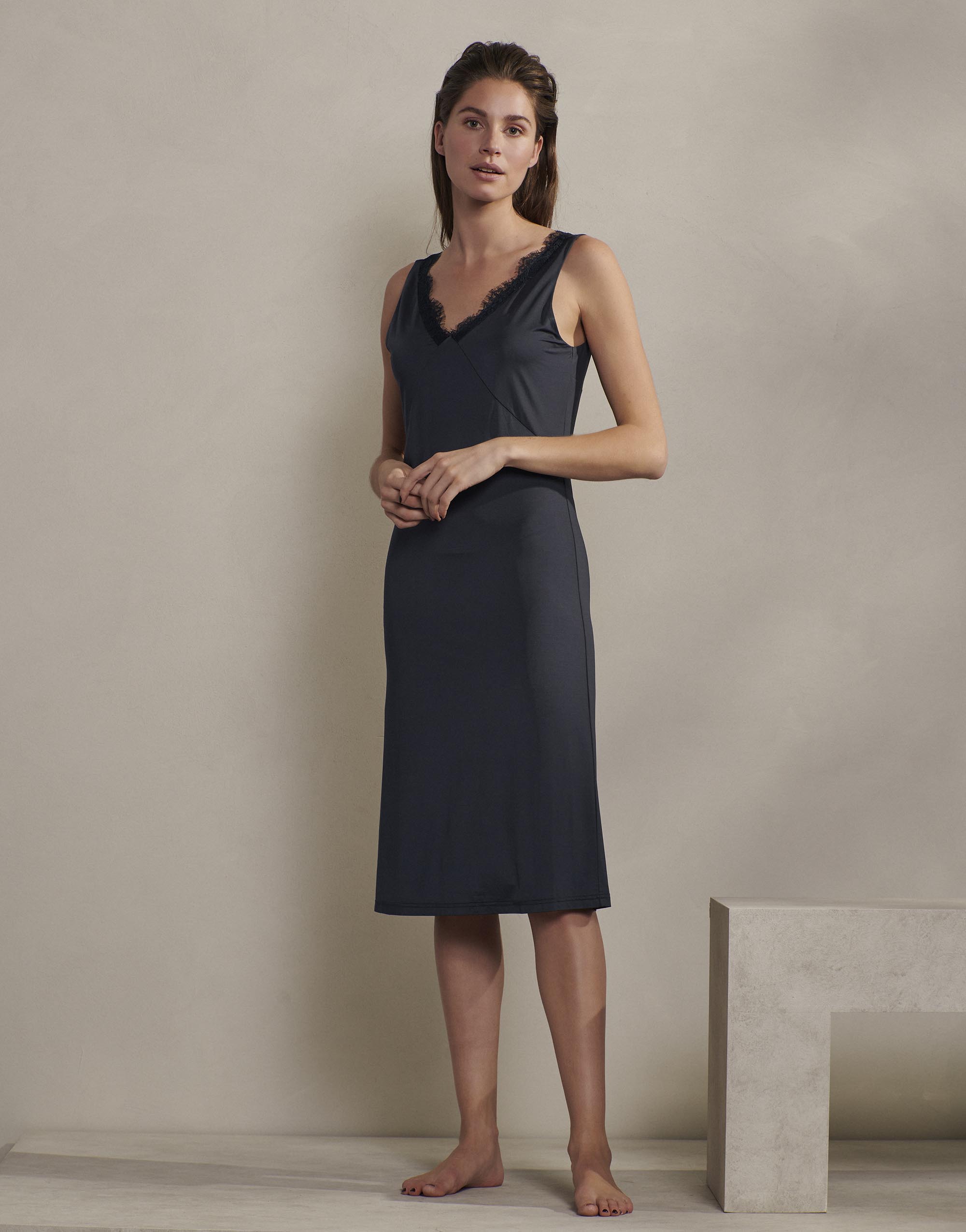 Lexi Uni Nachthemd mouwloos