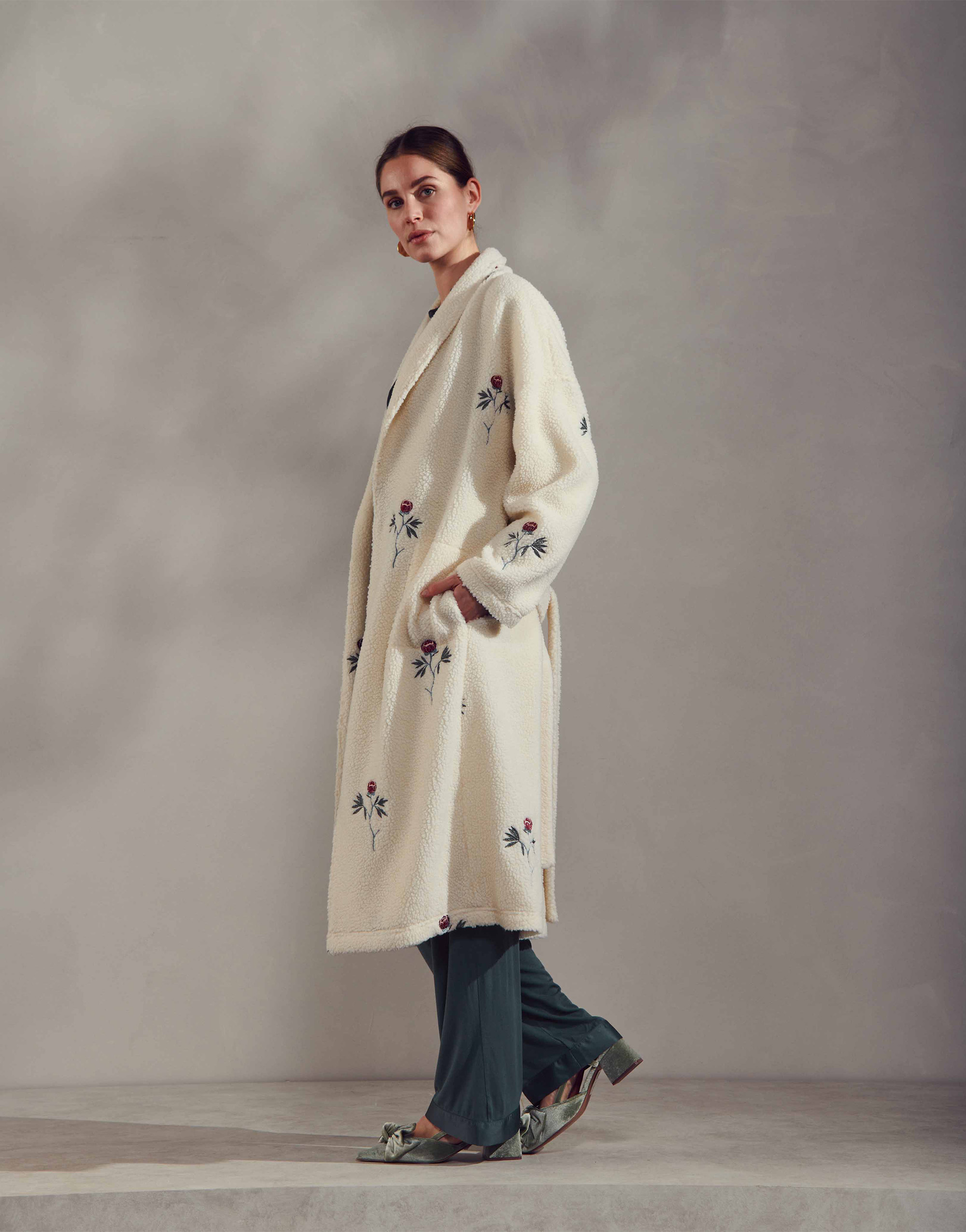 Sammie Embroidery Kimono lang - Afbeelding 3