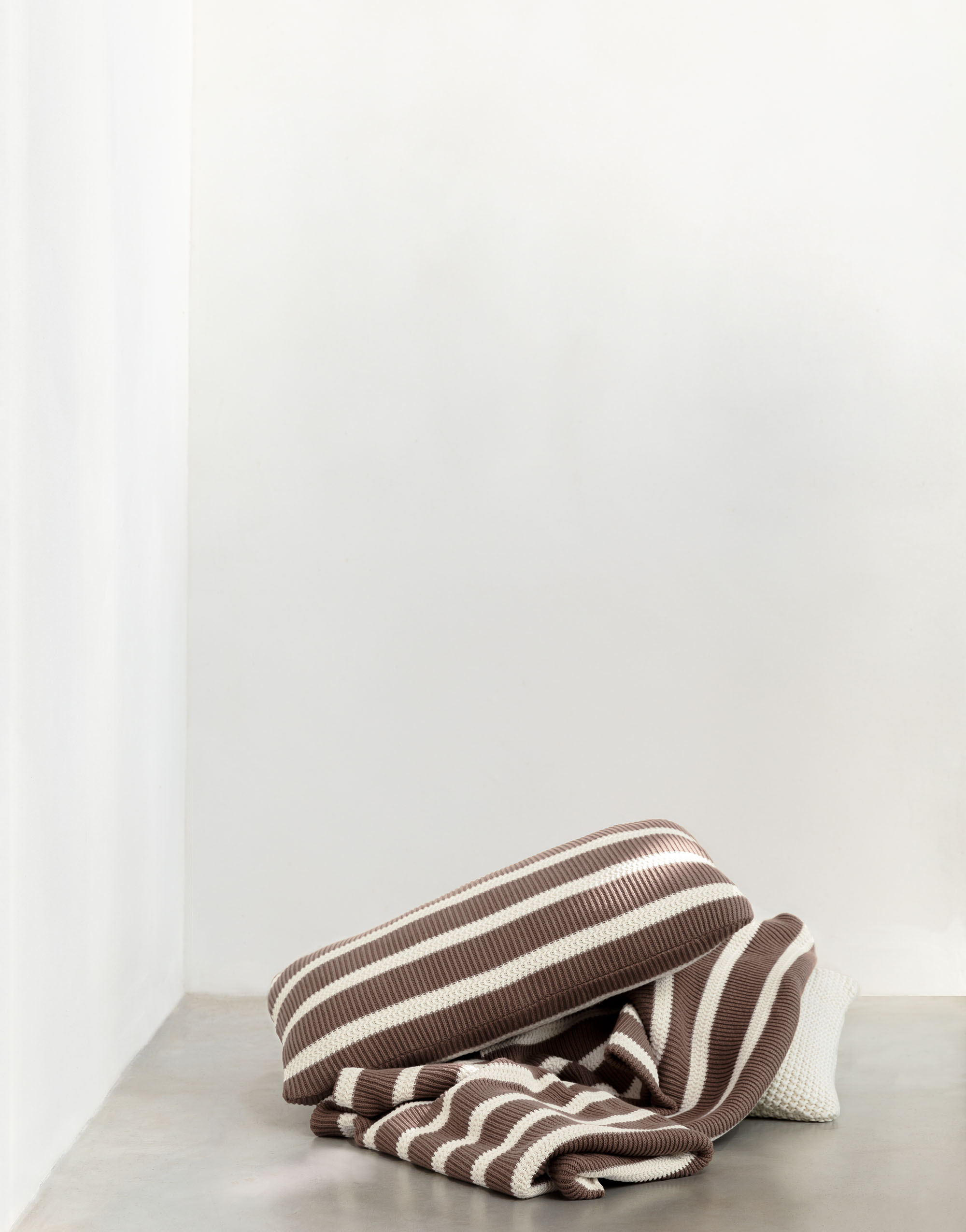 Structure knit Plaid