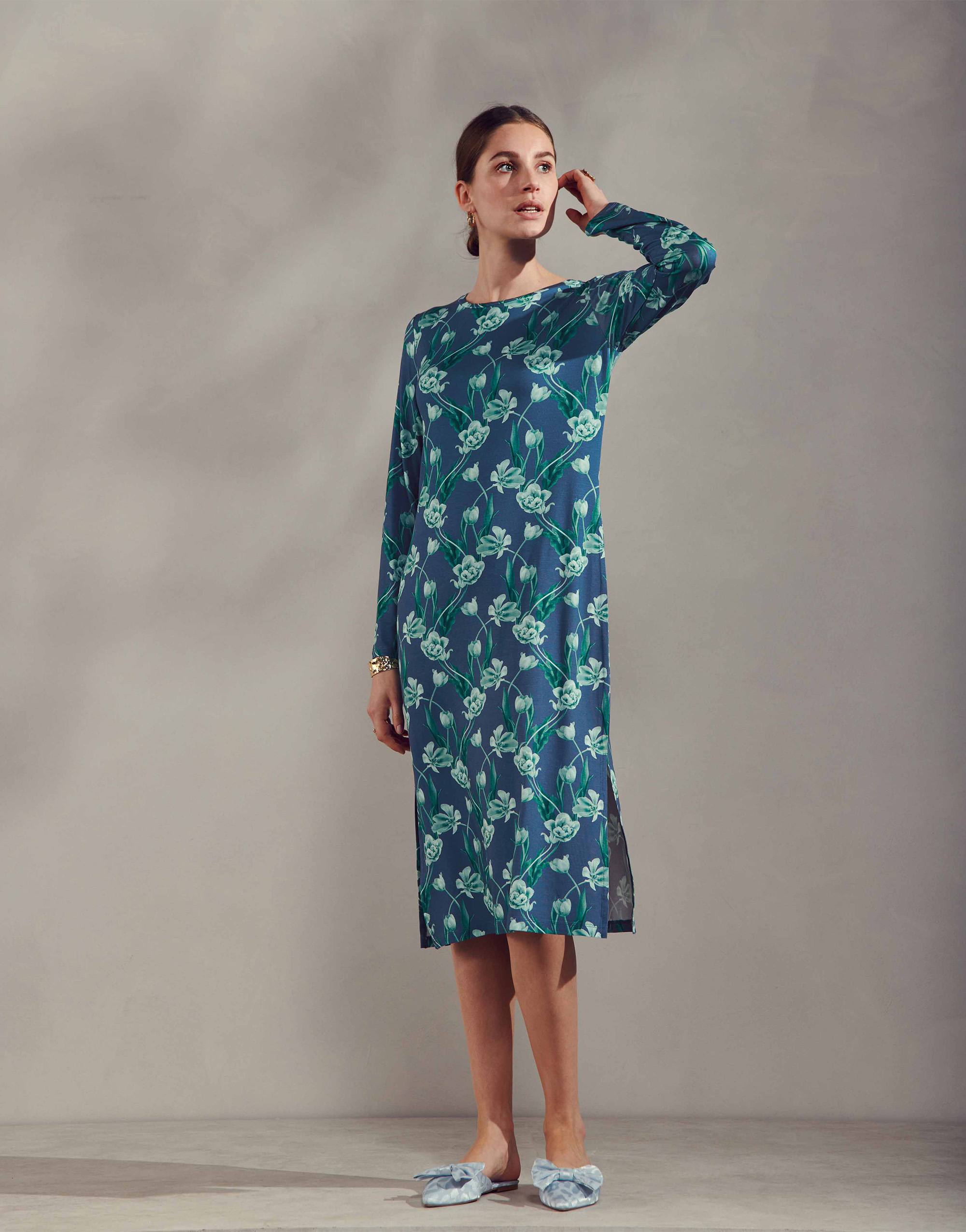 Titia Maxime Nachthemd lange mouw