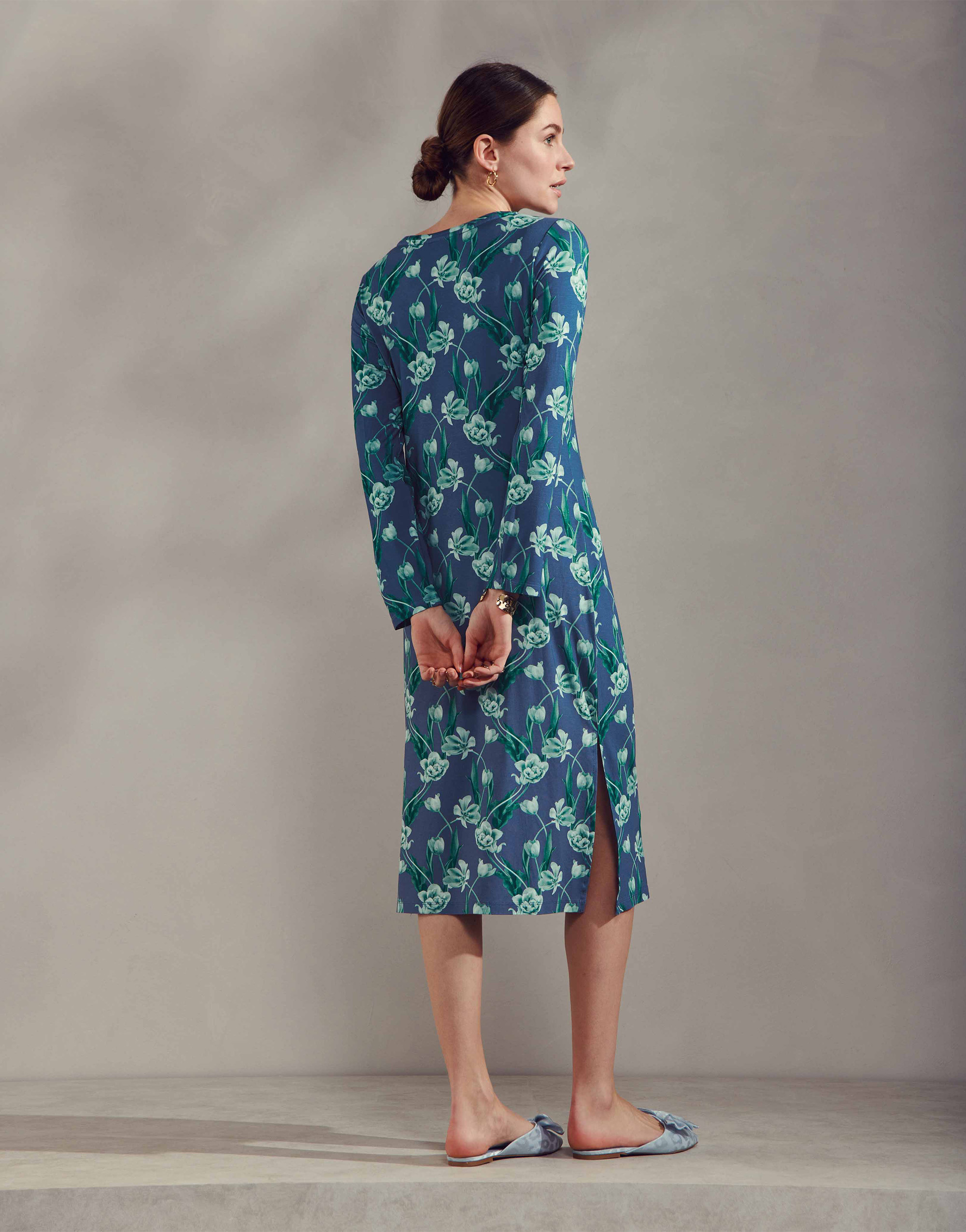 Titia Maxime Nachthemd lange mouw - Afbeelding 3