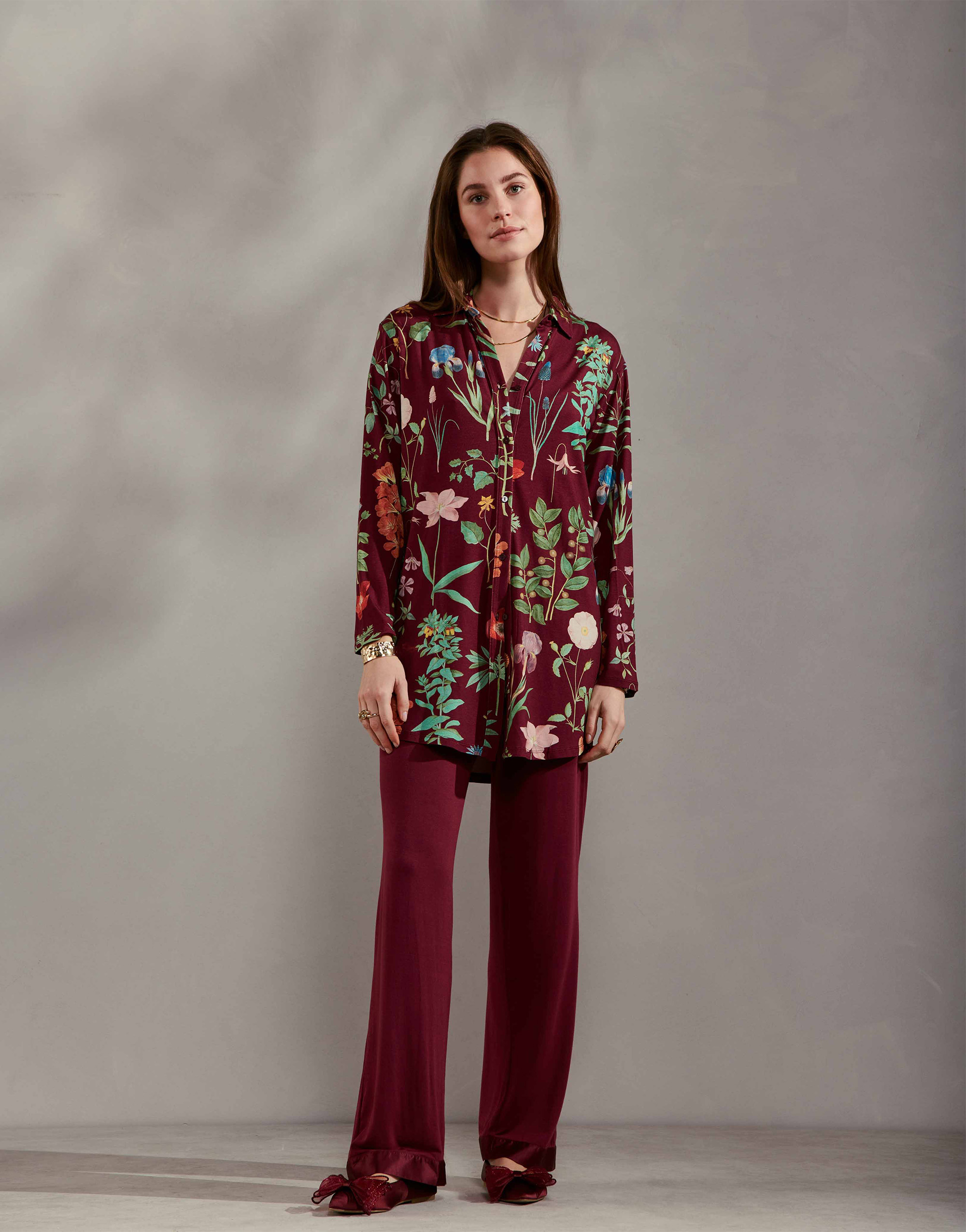 Valentina Marigold Nachthemd lange mouw