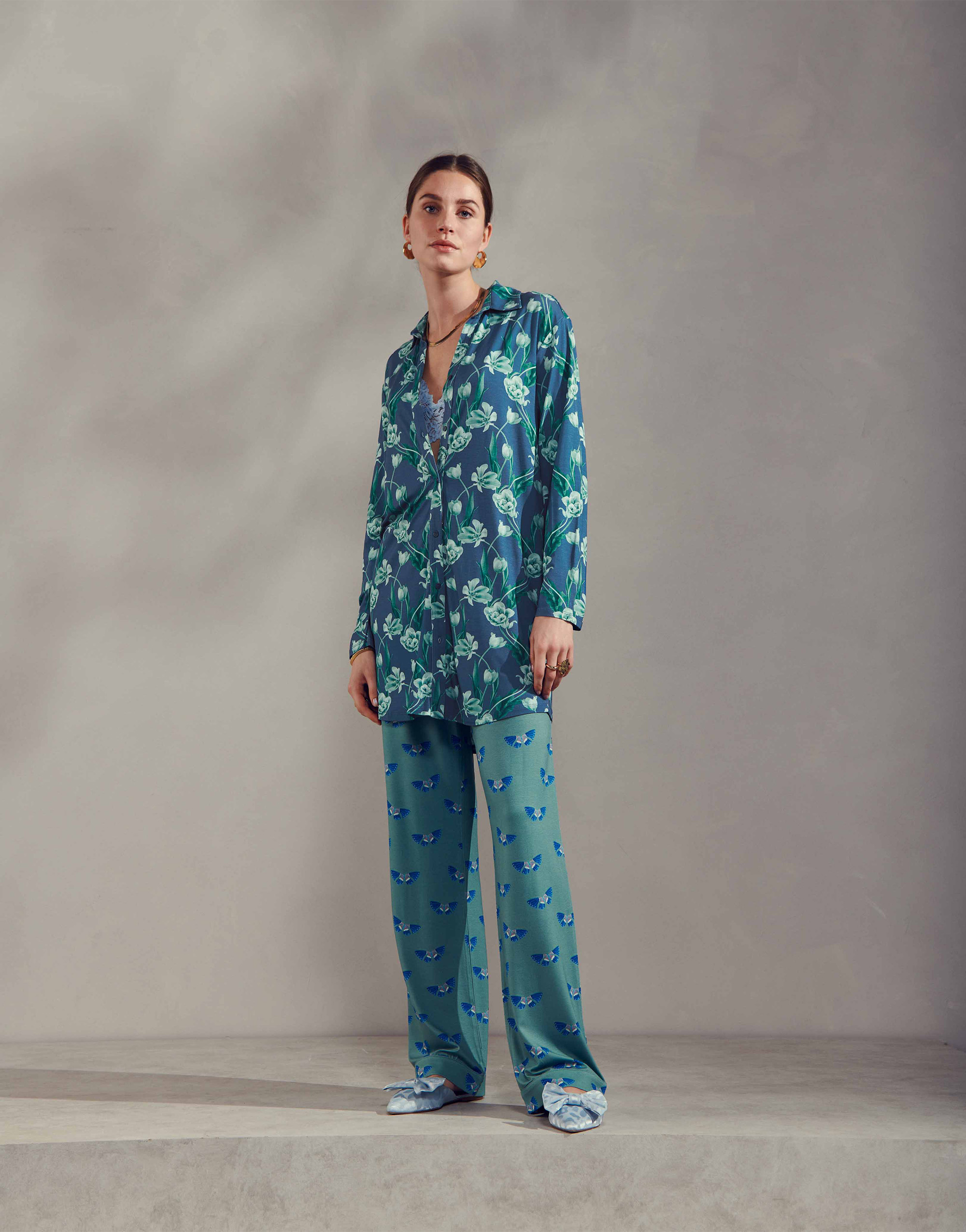 Valentina Maxime Nachthemd lange mouw