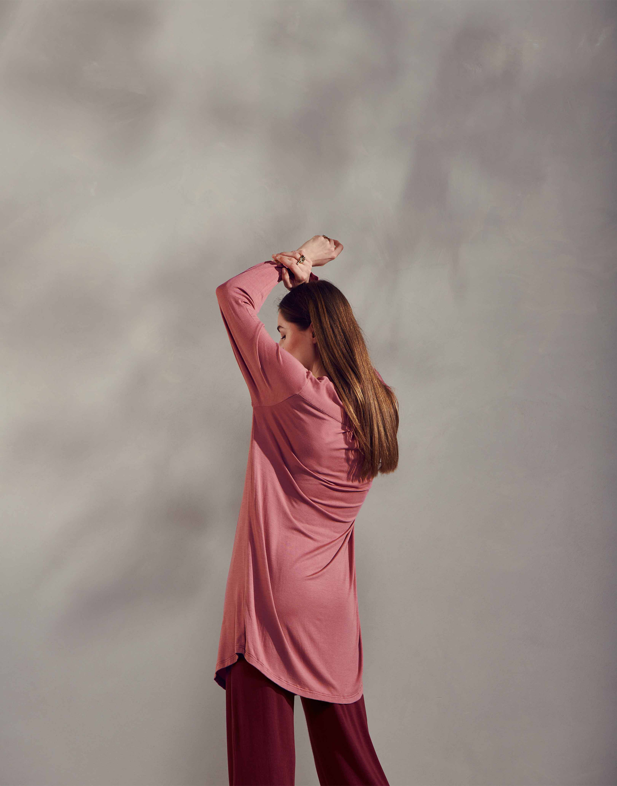 Valentina Uni Nachthemd lange mouw